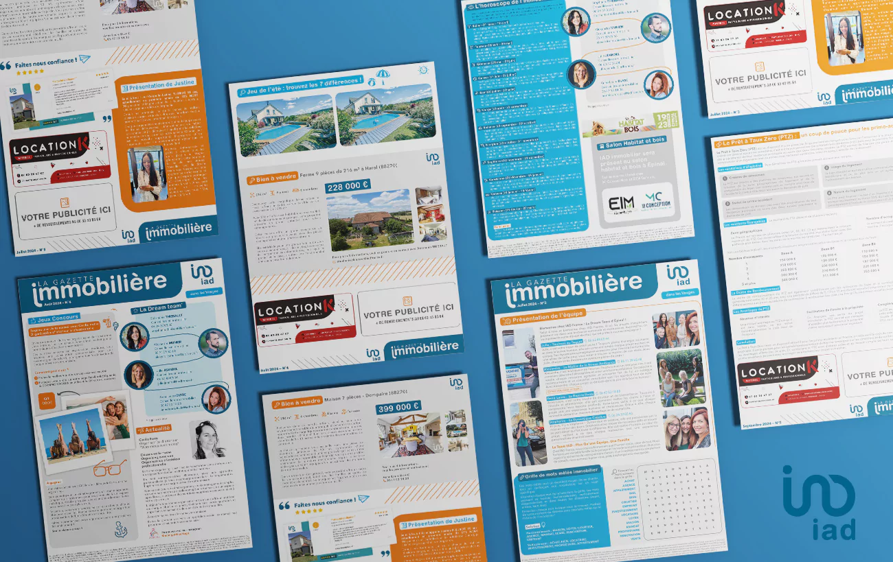 Création d'une gazette immo