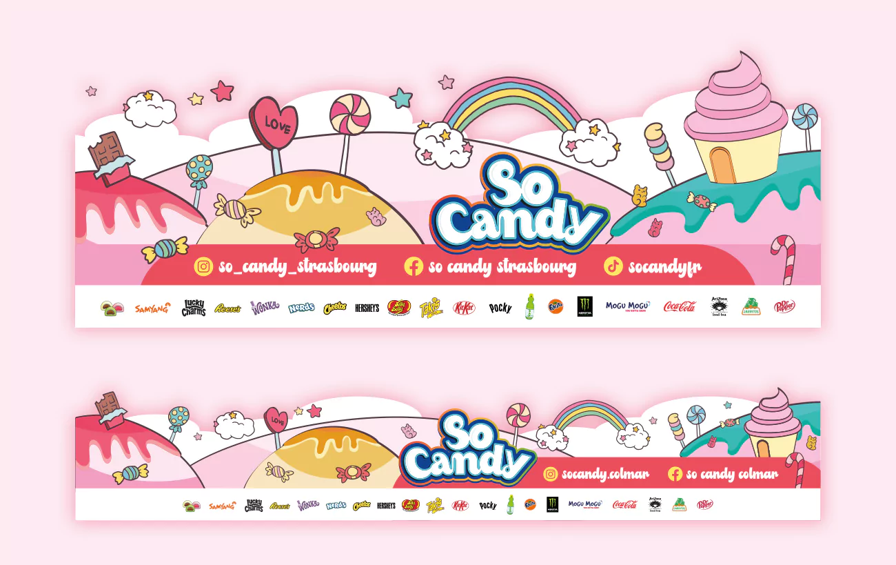 Conception sucrée pour jap candy