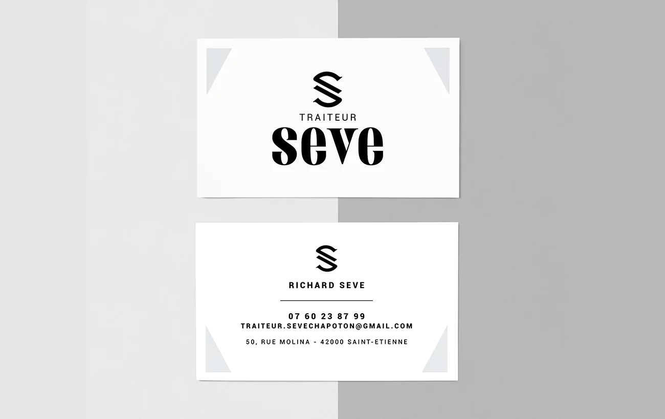 Refonte d'une nouvelle image de marque pour Traiteur Seve