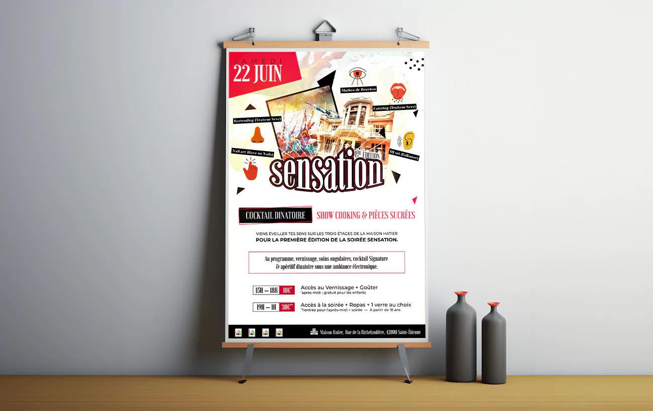Affiche sensation