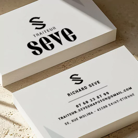 Refonte d'une nouvelle image de marque pour Traiteur Seve