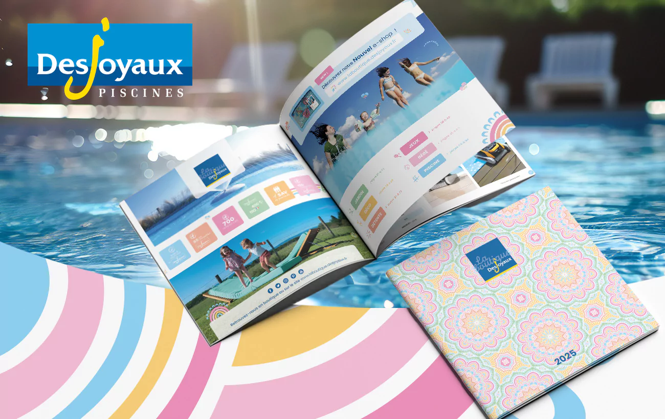 Conception catalogue Desjoyaux Piscines