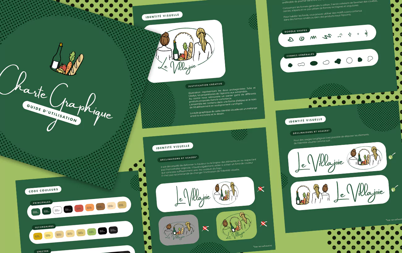 Élaboration de la charte graphique