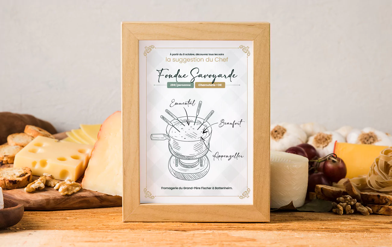 Création affiche chez kelly