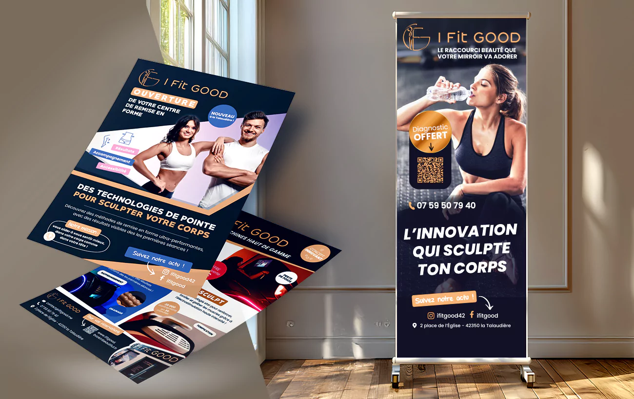 Création roll up et flyer
